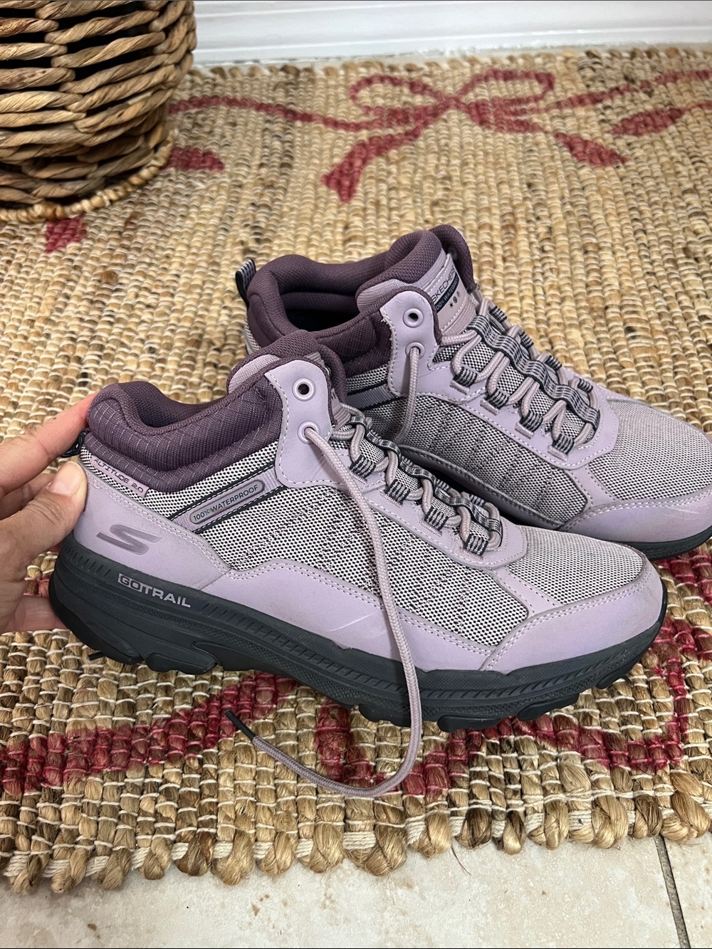 Skechers Women's Purple Trail Walking Shoes